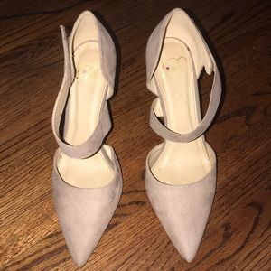 Taupe 3 inch heels